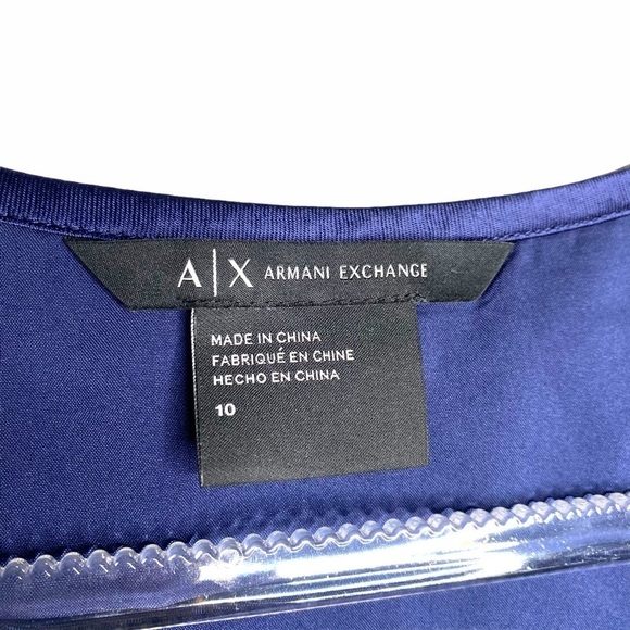 A/X Armani Exchange Blue Tank Shift dress - Picture 3 of 14